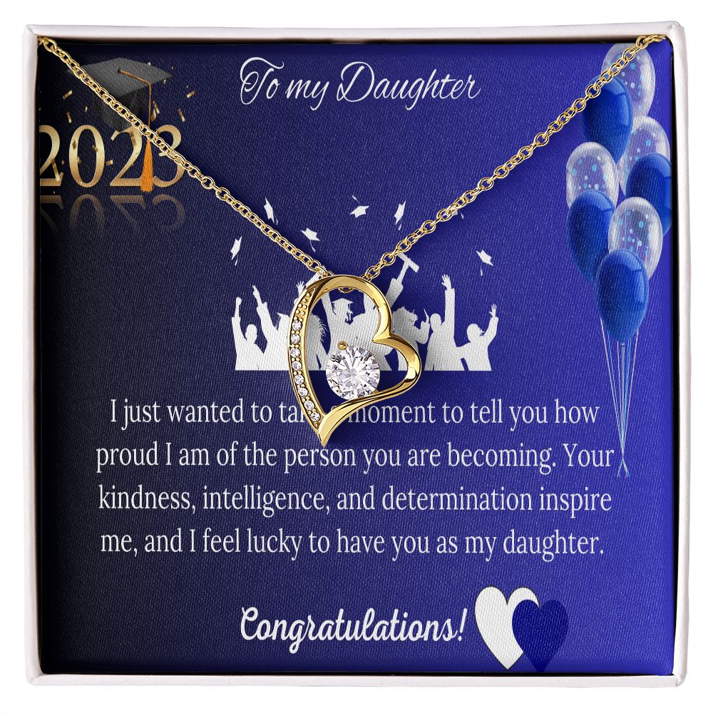 Forever Love Necklace/ Daughter Graduation